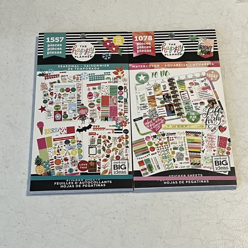The Happy Planner Sticker Book Set of Two Journaling & Scrapbooking